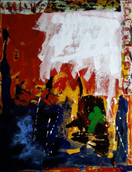 Œuvre contemporaine nommée « abstraction des Origines », Réalisée par PIERRE ETCHEGOYEN