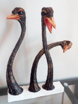 Œuvre contemporaine nommée « Autruche », Réalisée par STEVARTS