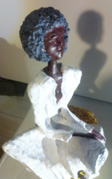 Œuvre contemporaine nommée « Jeune femme assise », Réalisée par STEVARTS