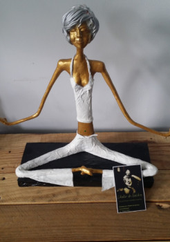 Œuvre contemporaine nommée « Femme yogi », Réalisée par STEVARTS