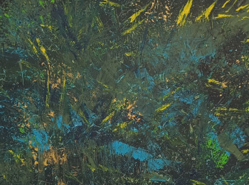 Œuvre contemporaine nommée « Éclats nocturnes », Réalisée par VASTO B'