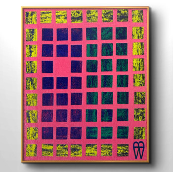 Œuvre contemporaine nommée « C’carré », Réalisée par WILLIAM BABRET