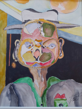 Œuvre contemporaine nommée « ENDOCRANIEN », Réalisée par LOUIS LERAY