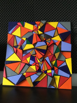 Œuvre contemporaine nommée « Le Labyrinthe », Réalisée par LE SCORPION