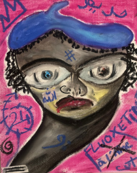Œuvre contemporaine nommée « Fluoxetine à l’âme », Réalisée par CARRIE JOSEPH VOUTEAU