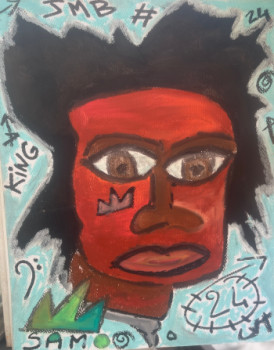Œuvre contemporaine nommée « Jean-Michel », Réalisée par CARRIE JOSEPH VOUTEAU