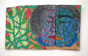 Œuvre contemporaine nommée « nach Die Frühlingsbrise zärtlich weht von Anna Achmatowa, Urheberrecht Katharina Kretschmer - Verkauf als gesamten Achmatowa Zyklus - Angebot steht in der Beschreibung », Réalisée par KATHARINA KRETSCHMER