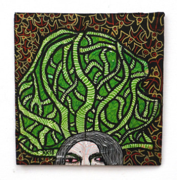Œuvre contemporaine nommée « nach Die Liebe stirbt zuerst, die Schmeichelreden von Anna Achmatowa, Urheberrecht Katharina Kretschmer - Verkauf als gesamten Achmatowa Zyklus - Angebot steht in der Beschreibung », Réalisée par KATHARINA KRETSCHMER