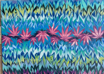 Œuvre contemporaine nommée « CRISIS 024, N° 05/024, AST - 100 X 73 cm », Réalisée par MCCM