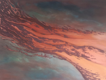Œuvre contemporaine nommée « Tourment III », Réalisée par LJ ART
