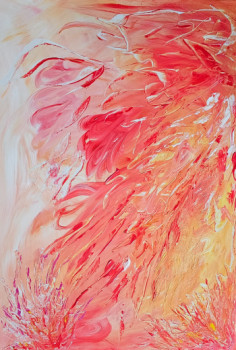 Œuvre contemporaine nommée « Atmosphère d'amour », Réalisée par SYLVIE DOTRAN