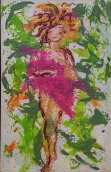 Œuvre contemporaine nommée « Envol », Réalisée par STYL'IS CRéATIONS PEINTURES