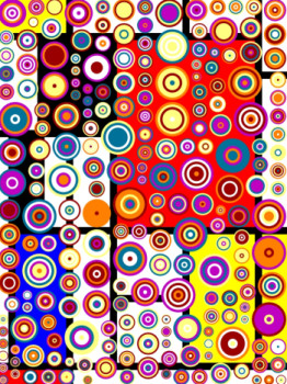 Œuvre contemporaine nommée « Colors », Réalisée par CORIANDRE