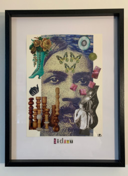 Œuvre contemporaine nommée « Sidiou », Réalisée par ASSEMBLAGES VISUELS