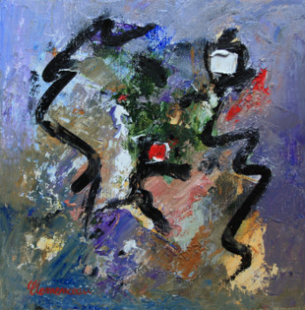 Œuvre contemporaine nommée « Abstrait N°1324 », Réalisée par JEAN-FRANçOIS CLEMENCEAU