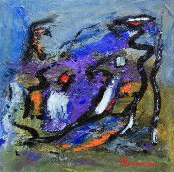 Œuvre contemporaine nommée « Abstrait N° 1323 », Réalisée par JEAN-FRANçOIS CLEMENCEAU