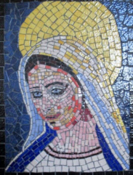Œuvre contemporaine nommée « LA VIERGE MARIE », Réalisée par REMS