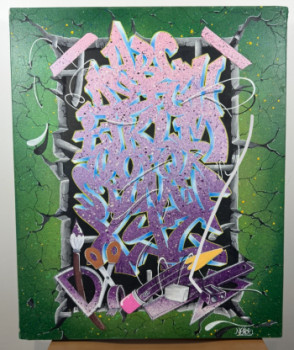 Œuvre contemporaine nommée « Abcd’aire nº1 », Réalisée par NOBE ONE