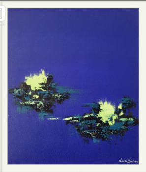 Œuvre contemporaine nommée « Nenuphars », Réalisée par JACK BALOO