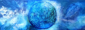 Œuvre contemporaine nommée « Un autre monde », Réalisée par MARIE-ANNE SOURDRIL