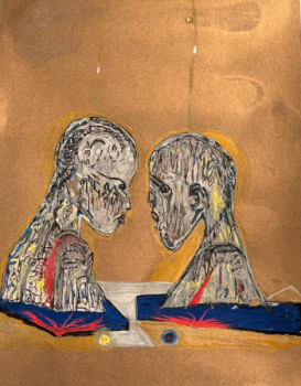 Œuvre contemporaine nommée « autre dimension », Réalisée par SZ