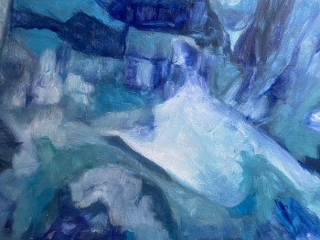 Œuvre contemporaine nommée « glaciation », Réalisée par VIRGINIA TANSU