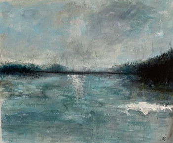 Œuvre contemporaine nommée « Seascape 1 », Réalisée par VéRONIQUE RIGAUDIE
