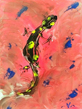 Œuvre contemporaine nommée « Gecko », Réalisée par ARTBYTATAV