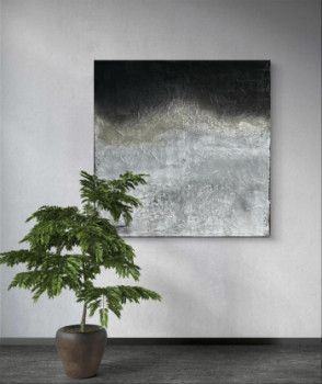 Œuvre contemporaine nommée « Brouillard », Réalisée par LES TABLEAUX D'ANGE