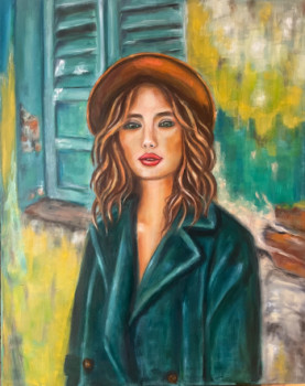 Œuvre contemporaine nommée « Le manteau Vert », Réalisée par CRISTA