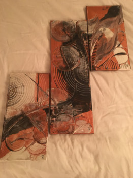 Œuvre contemporaine nommée « Volutes », Réalisée par MAGA DE MAGAYA