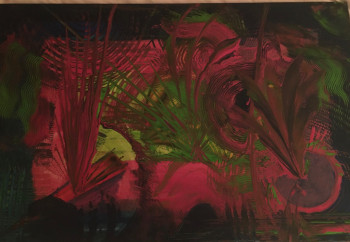 Œuvre contemporaine nommée « Coraux », Réalisée par MAGA DE MAGAYA