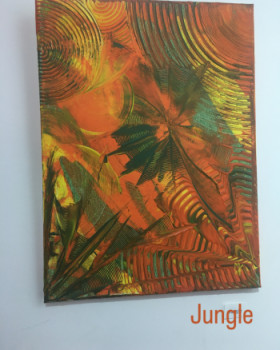 Œuvre contemporaine nommée « Jungle », Réalisée par MAGA DE MAGAYA