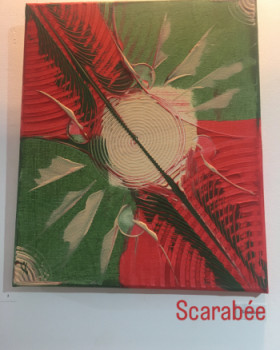 Œuvre contemporaine nommée « Scarabée », Réalisée par MAGA DE MAGAYA