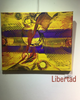 Œuvre contemporaine nommée « Libertad », Réalisée par MAGA DE MAGAYA