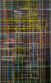 Œuvre contemporaine nommée « Kosmische Lebenslinien », Réalisée par NASIR