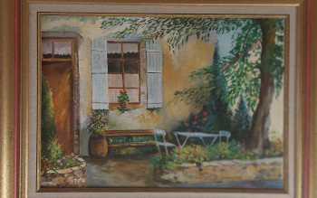 Œuvre contemporaine nommée « La maison de Dordogne », Réalisée par OLDIAZ