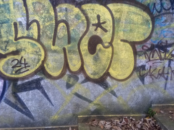 Œuvre contemporaine nommée « Graffiti », Réalisée par JéRôME