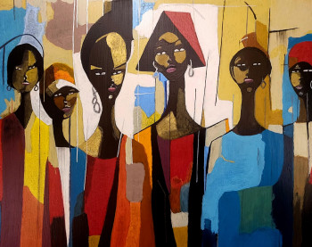 Œuvre contemporaine nommée « Expressions », Réalisée par GéTé