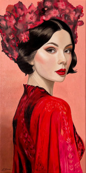 Œuvre contemporaine nommée « Lucy », Réalisée par ELISABETH MIONE