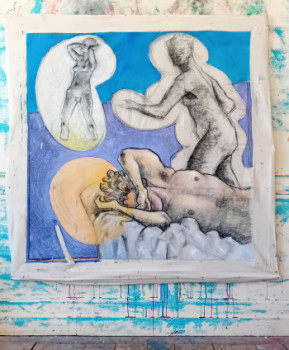Œuvre contemporaine nommée « Songeur », Réalisée par THOMAS LE CALVé