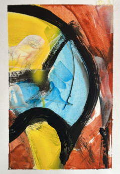 Œuvre contemporaine nommée « Incantation », Réalisée par JACINTHE