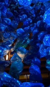 Œuvre contemporaine nommée « Bleu 3 D », Réalisée par BEJAS BEJAS