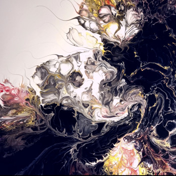 Œuvre contemporaine nommée « Yin et Yang 1 », Réalisée par CLAIN