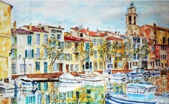 Œuvre contemporaine nommée « Venise Provençale », Réalisée par JJOURDAN