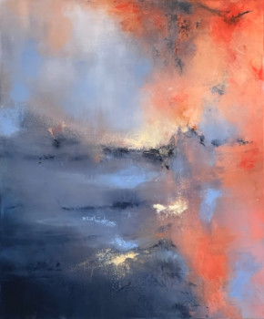 Œuvre contemporaine nommée « Entre ciel et mer », Réalisée par SANDRINE BELMONT