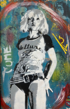 Œuvre contemporaine nommée « Blondie », Réalisée par ERIC DOISY