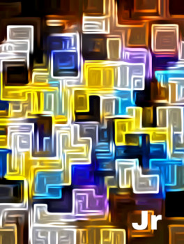 Œuvre contemporaine nommée « Color3 », Réalisée par JULET RUDI