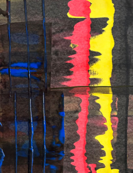Œuvre contemporaine nommée « Flashy frame », Réalisée par ROD LUCAS