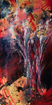 Œuvre contemporaine nommée « Kamado », Réalisée par FRANçOISE DUGOURD-CAPUT